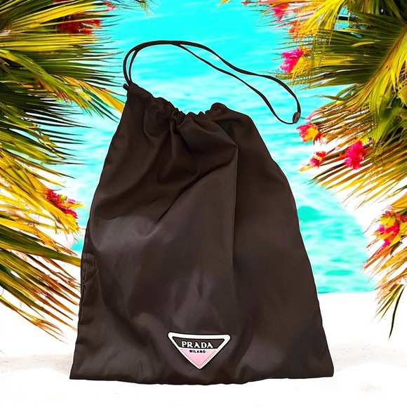 Prada 20mm Logo Embossed Rubber Slides - Picture 4 of 4